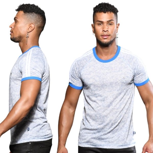 Photo2: [Andrew Christian] Athletic Burnout Raglan Tee