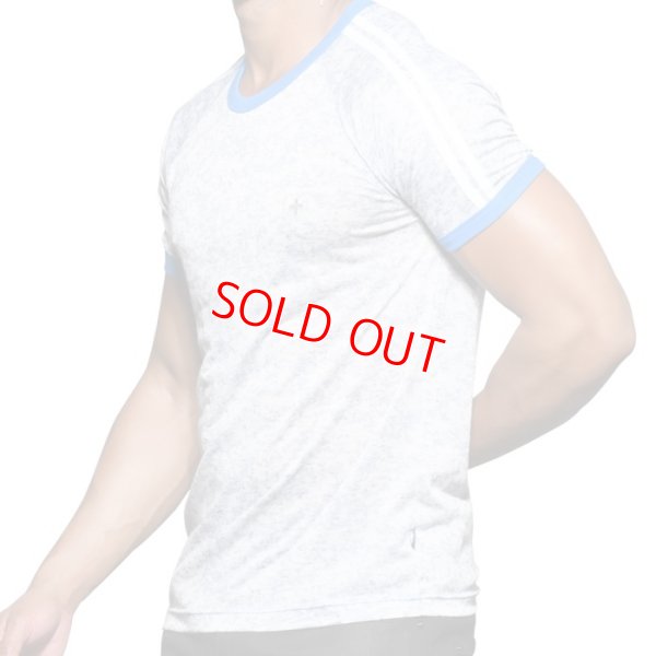 Photo3: [Andrew Christian] Athletic Burnout Raglan Tee