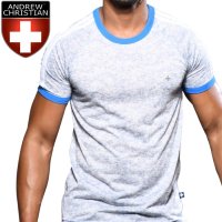 [Andrew Christian] Athletic Burnout Raglan Tee