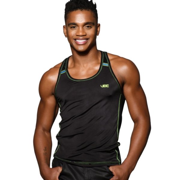 Photo2: [Andrew Christian] Vibe Sports Mesh Tank Top