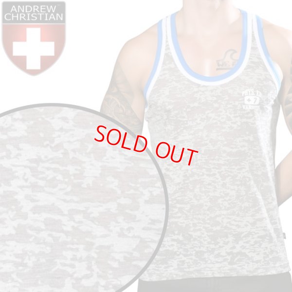 Photo1: [Andrew Christian] Phys. Ed. Varsity Burnout Tank