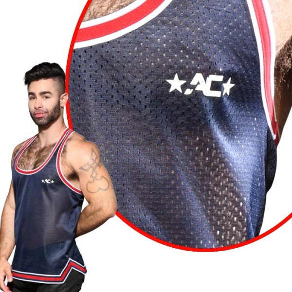 Photo7: [Andrew Christian] Baller Mesh Tank