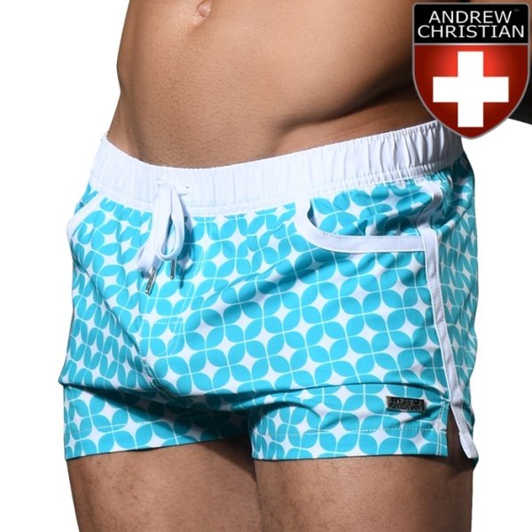 Photo1: [Andrew Christian] VICEROY SWIM SHORTS