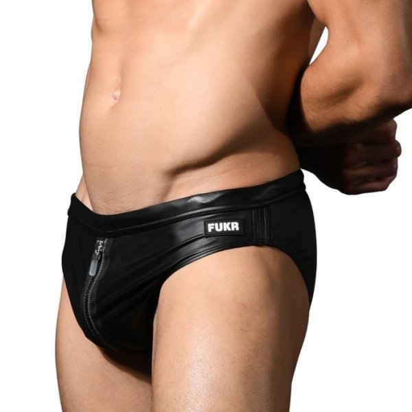 Photo5: [Andrew Christian] FUKR Zipper Bikini Swimwear