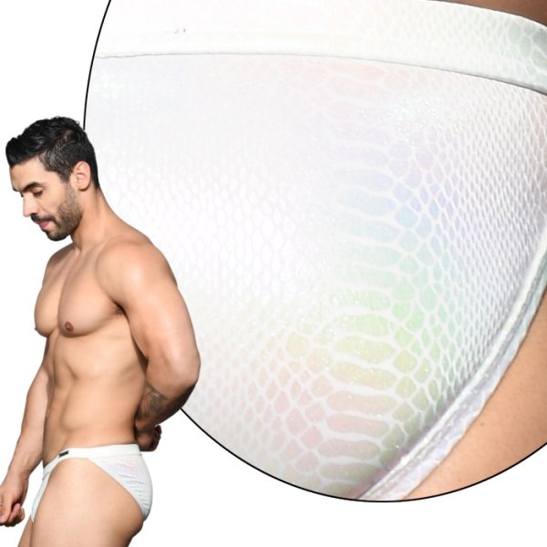 Photo6: [Andrew Christian] Snakeskin Bikini w/ Almost Naked