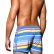 Photo4: [Andrew Christian] Retro Stripe Swim Shorts