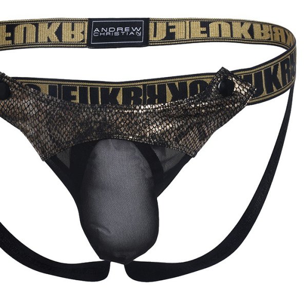 Photo5: [Andrew Christian] FUKR Python Snap C-Ring Jockstrap