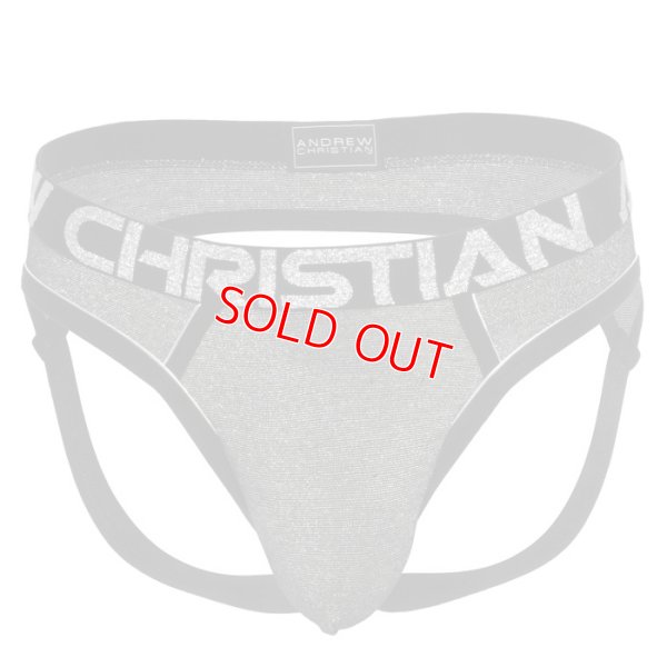 Photo6: [Andrew Christian] Sparkle Denim Arch Jockstrap