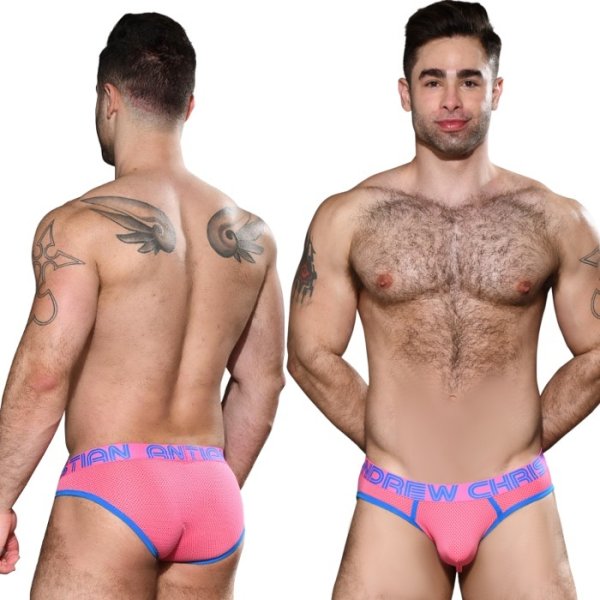 Photo2: [Andrew Christian] Candy Pop Mesh Brief w/ Almost Naked