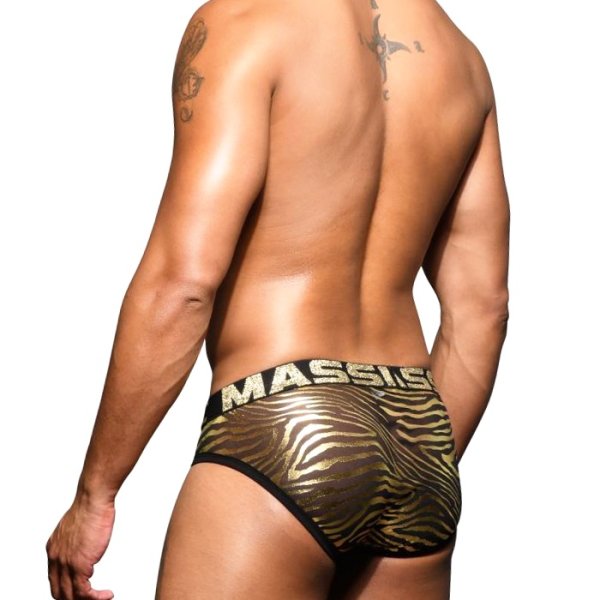 Photo2: [Andrew Christian] MASSIVE Tiger Sheer Brief