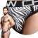 Photo6: [Andrew Christian] Metallic Zebra Brief Jock w/ Almost Naked