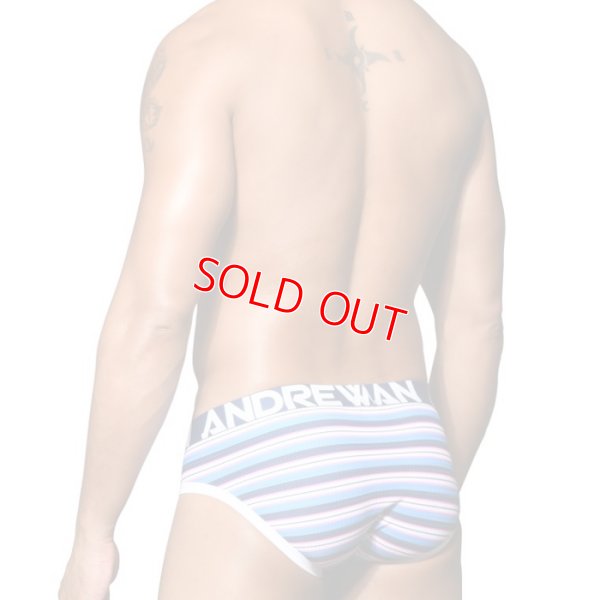 Photo3: [Andrew Christian] Newport Mesh Stripe Brief w/ Almost Naked