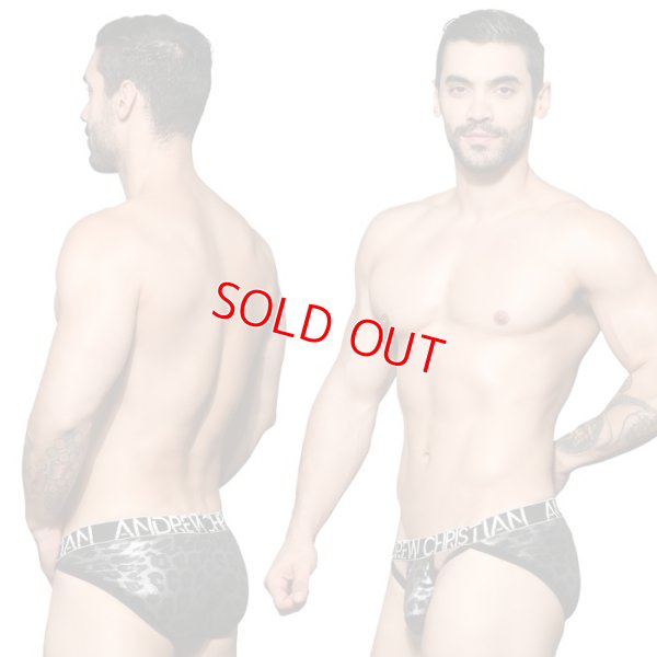Photo5: [Andrew Christian] Metallic Leopard Brief w/ Almost Naked