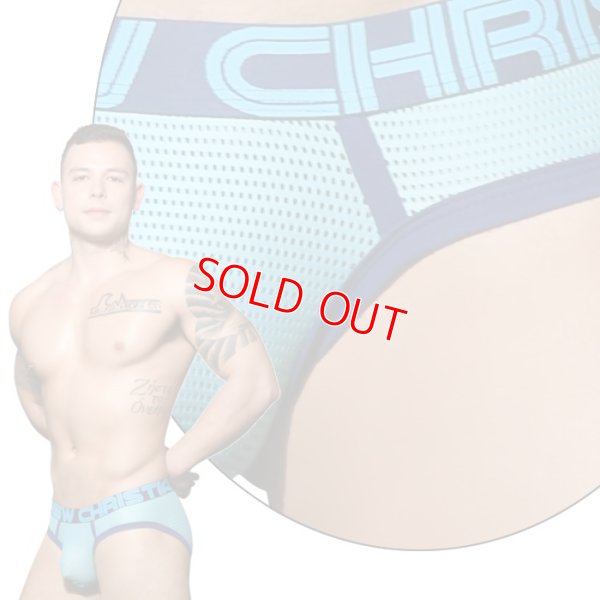 Photo7: [Andrew Christian] Aqua Mesh Brief w/ ALMOST NAKED