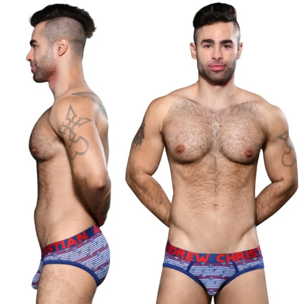 Photo2: [Andrew Christian] Anchor Mesh Brief w/ Almost Naked