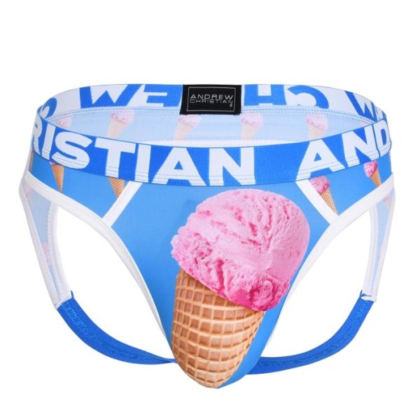 Photo7: [Andrew Christian] Ice Cream Locker Room Jock w/ ALMOST NAKED