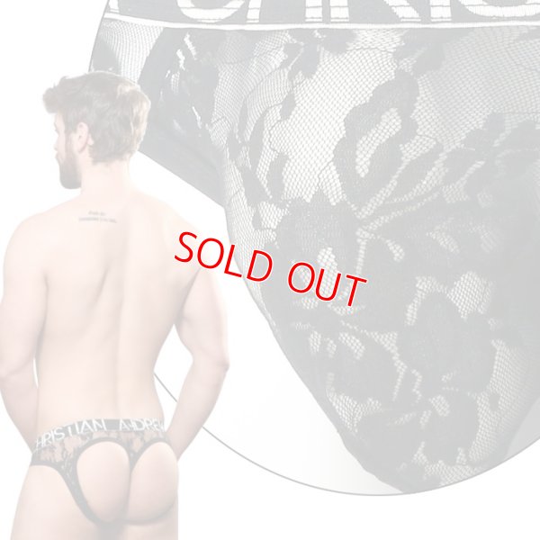 Photo6: [Andrew Christian] UNLEASHED Stretch Lace Bubble Butt Jock w/ ALMOST NAKED