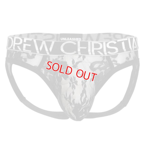 Photo7: [Andrew Christian] UNLEASHED Stretch Lace Bubble Butt Jock w/ ALMOST NAKED