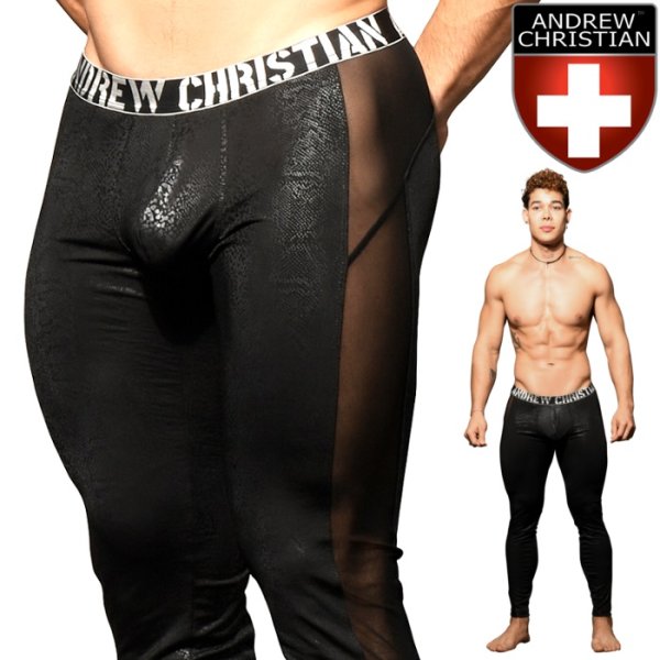 Photo1: [Andrew Christian] Venom Sheer Legging