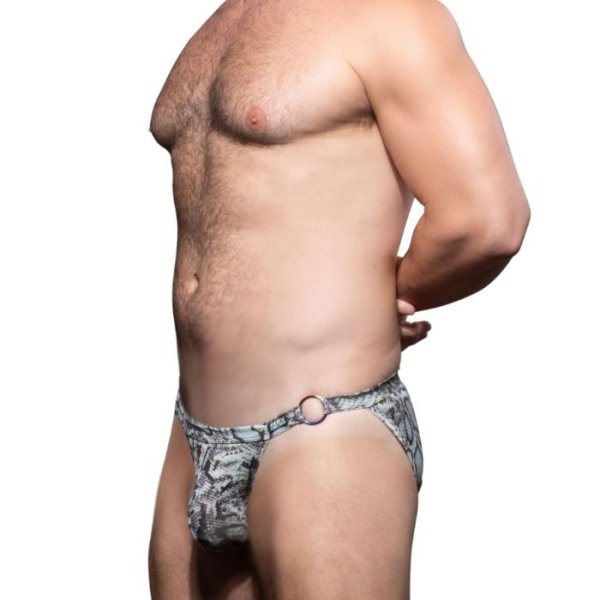 Photo5: [Andrew Christian] PYTHON RING BRIEF W/ ALMOST NAKED