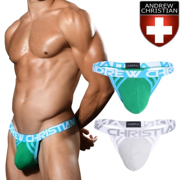 Photo1: [Andrew Christian] COOLFLEX MODAL ACTIVE THONG W/ SHOW-IT