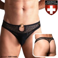 [Andrew Christian] Seductive Lace Ring Thong w/ ALMOST NAKED