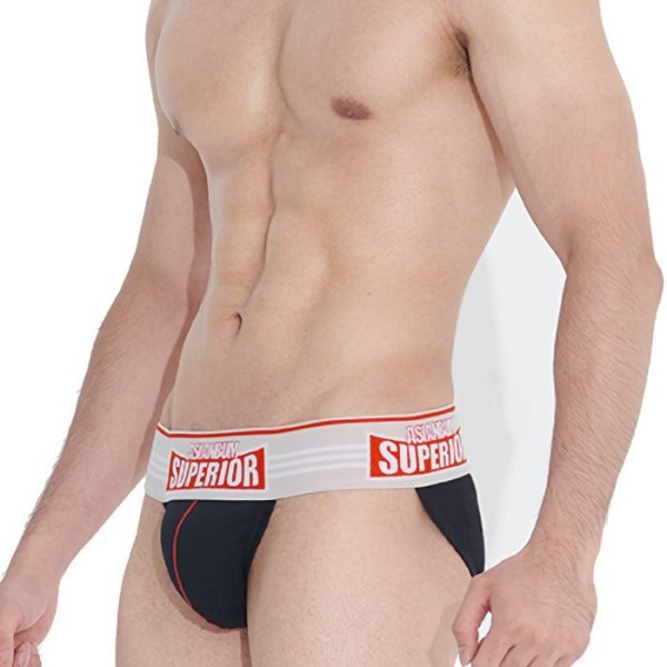 Photo2: [AsianBum] Sporty Cotton Sports Brief