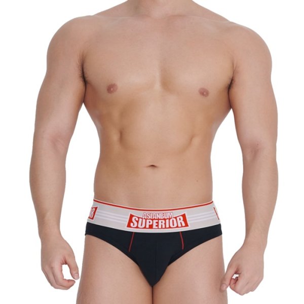 Photo2: [AsianBum] Sporty Cotton Brief