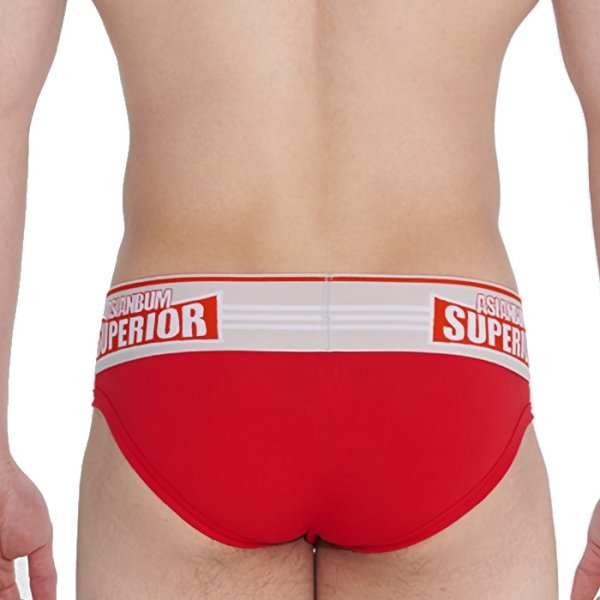 Photo10: [AsianBum] Sporty Cotton Brief