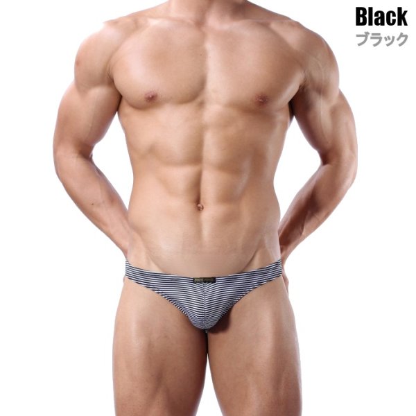 Photo2: [Brave Person] Border Thong Men's Underwear