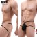 Photo3: [Brave Person] Water Drop Shape Double String Jockstrap