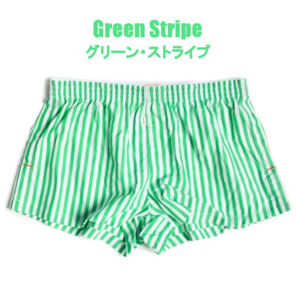 Photo23: D.M. Men's Check/Stripe Trunks Underwear