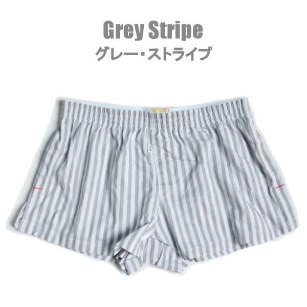 Photo8: D.M. Men's Check/Stripe Trunks Underwear