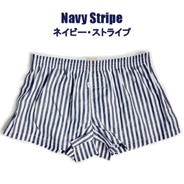 Photo22: D.M. Men's Check/Stripe Trunks Underwear