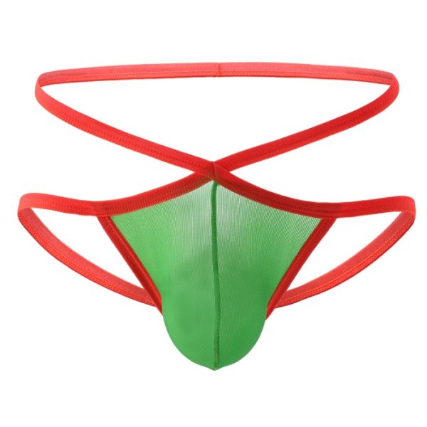Photo7: Men's Jockstrap with Double Stripe