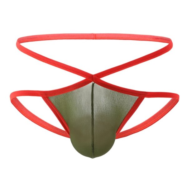 Photo9: Men's Jockstrap with Double Stripe