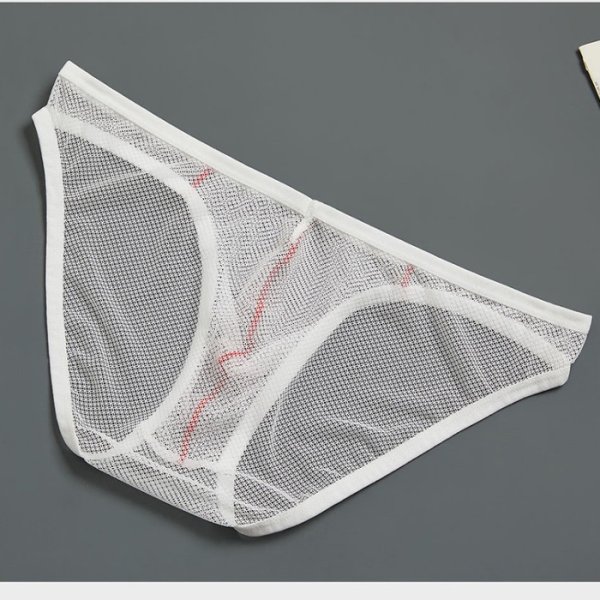 Photo6: [GTOPX] Men's ALL Mesh Fabric See- through Bikini