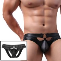 Jockstrap Men's Ring Fake Leather Jockstrap