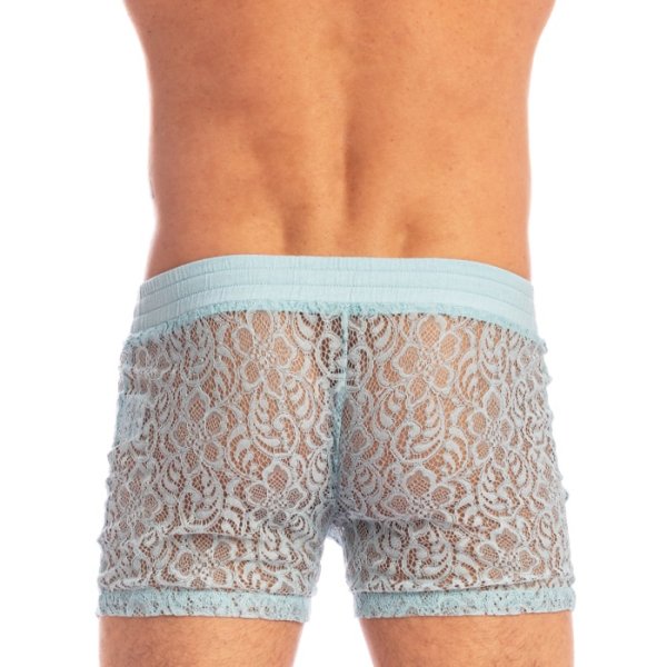 Photo4: [L'Homme Invisible] Fleur d'Ether Blue - Lounge Shorts