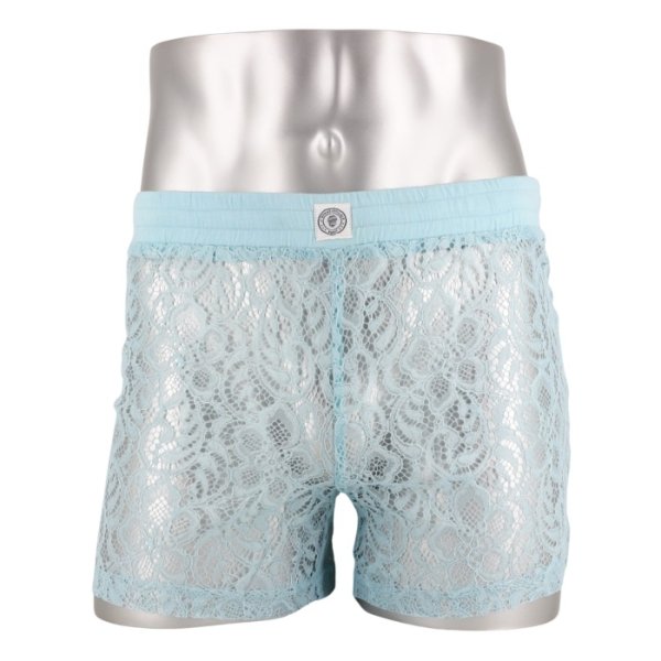Photo5: [L'Homme Invisible] Fleur d'Ether Blue - Lounge Shorts