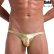 Photo8: Men's Thong Shiny Fabric Thong