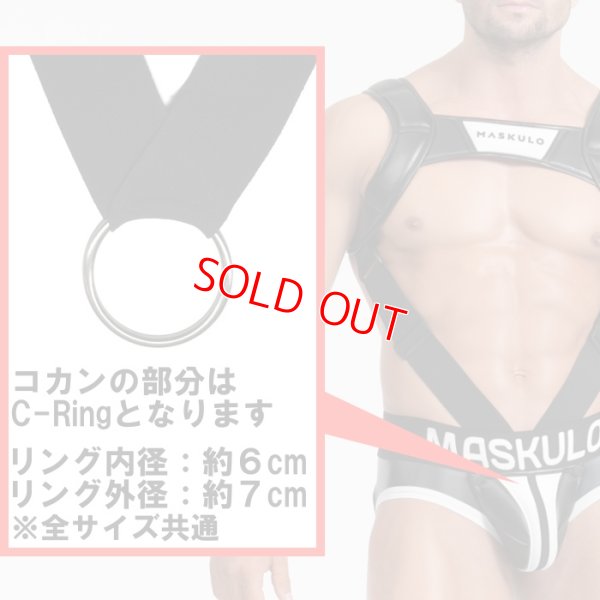 Photo12: ARMORED BULLDOG HARNESS WITH C-RING PUSH-UP EFFECT