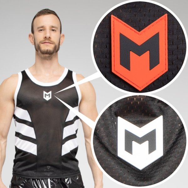 Photo13: [Maskulo] Mesh Tanktop Sports Wear SKULLA
