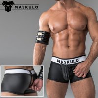 [Maskulo] Boxer Brief Zipper Armored