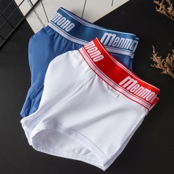 Photo4: [Menmono] Sporty Cotton Boxer Brief