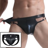 Jockstrap Men's Ring Fake Leather Jockstrap