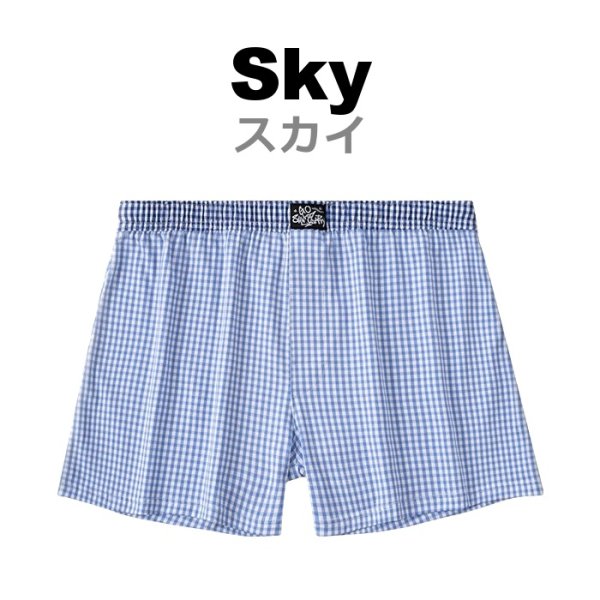 Photo8: Men's Multi-function Soft Fabric Check Pattern Trunks Underwear