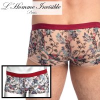 [L'Homme Invisible] Men's Lace Boxer Brief Fleurs de Peau