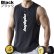 Photo2: Men's Tanktop Workout Sports wear Sleevless shirt (2)