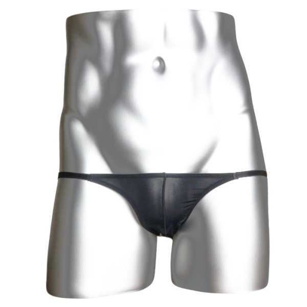 Photo2: Men's Mesh Utral Mini Bikini / Black